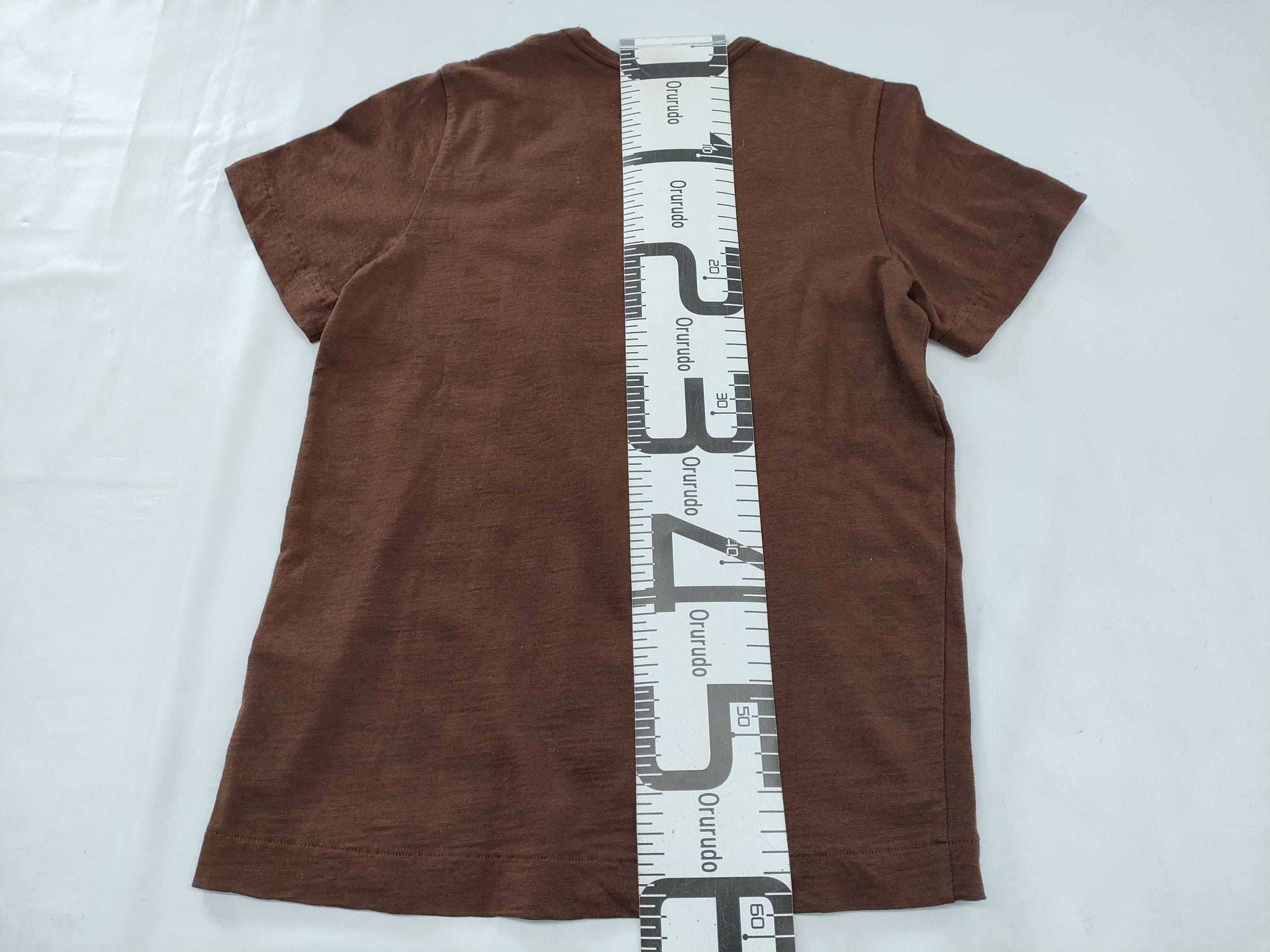 toricot COMME des GARÇONS early archive patchwork wool short sleeve T-shirt in brown