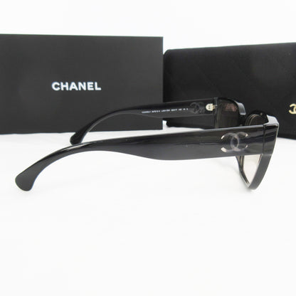  CHANEL Unused 3475-S-A c.501/SW Coco Mark Square Shape Optical Eyewear Black Pink Sunglasses