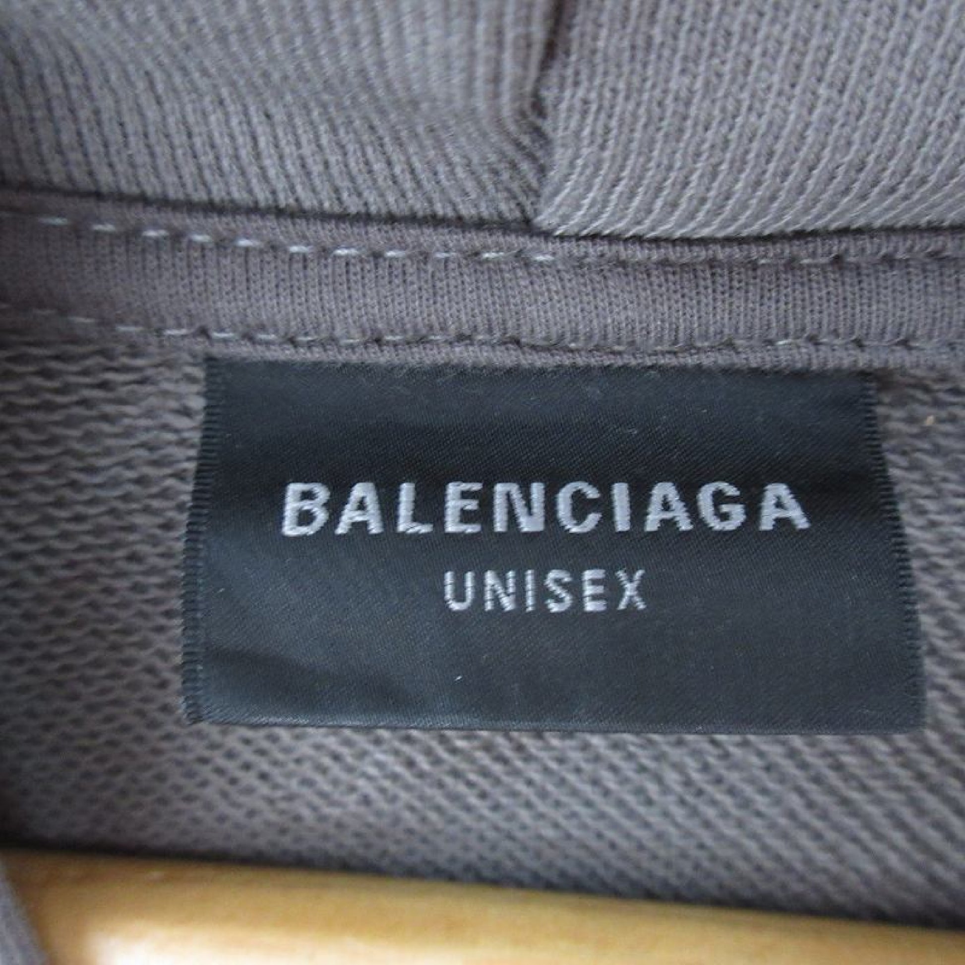 BALENCIAGA 22AW GAFFER HOODIE Campaign Logo Paint Design 713677 TNVG2 Pullover Hoodie Sweatshirt Gray L Balenciaga Japan Co., Ltd.