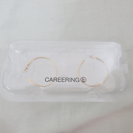 CAREERING CP1301Y PLACEBO 1301 Yellow Gold Hoop Ring, K18 SV925, Regular Price: ¥52,800