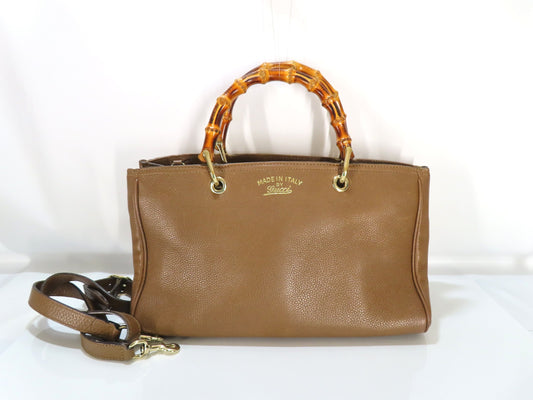 GUCCI Bamboo Bag with Shoulder Strap, Handbag