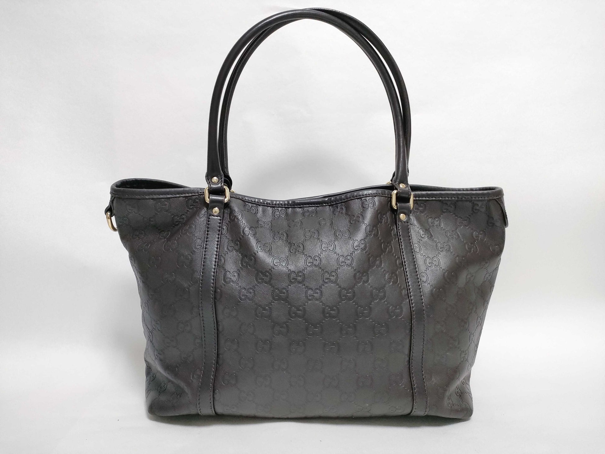 GUCCI Guccissima Gucci Tote Bag Shima Leather GG Pattern Tote Bag