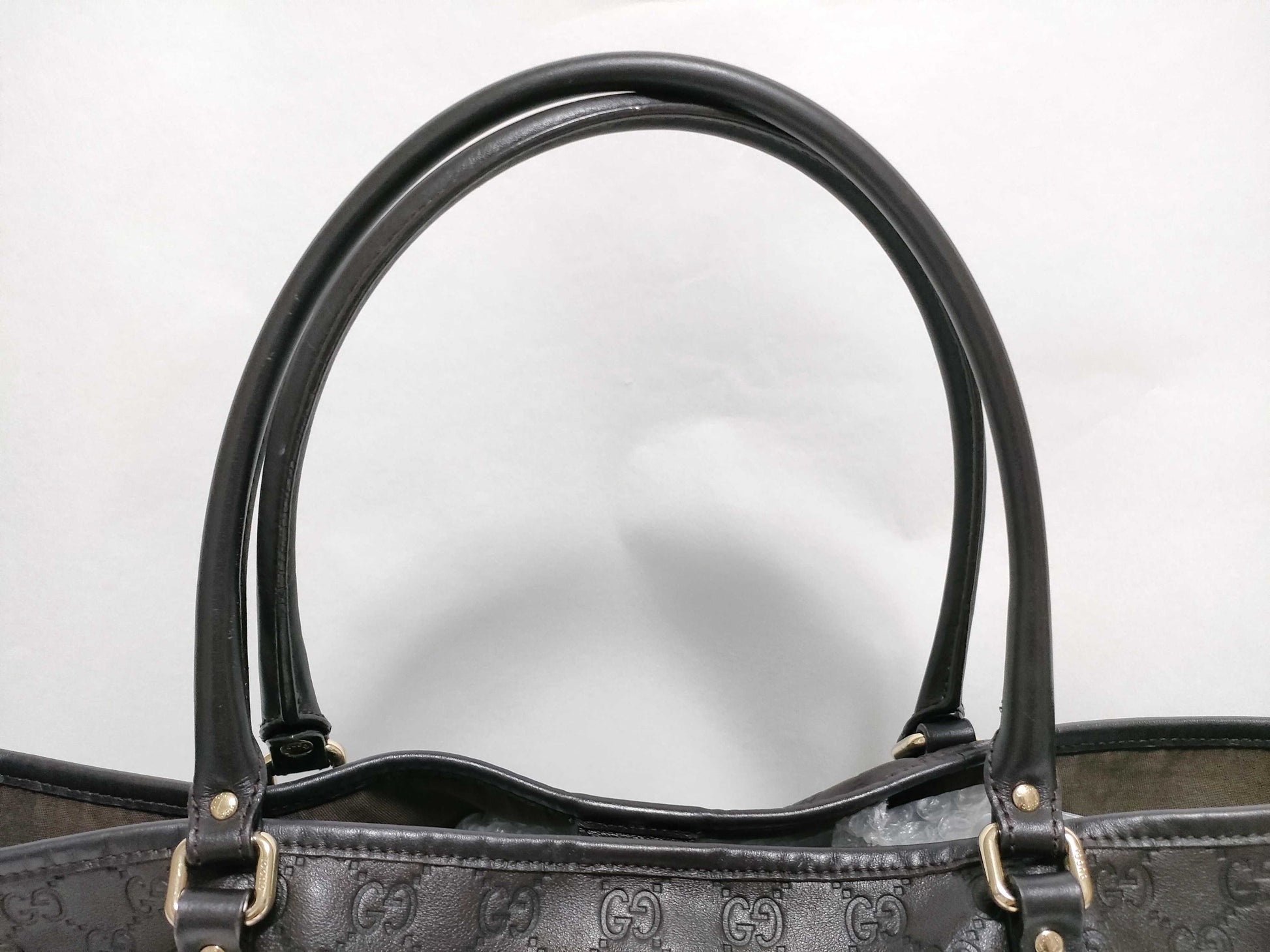 GUCCI Guccissima Gucci Tote Bag Shima Leather GG Pattern Tote Bag
