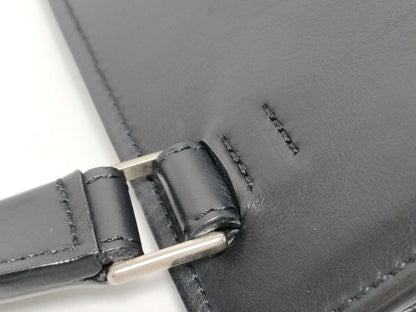 CELINE Handbag Leather Black Handbag