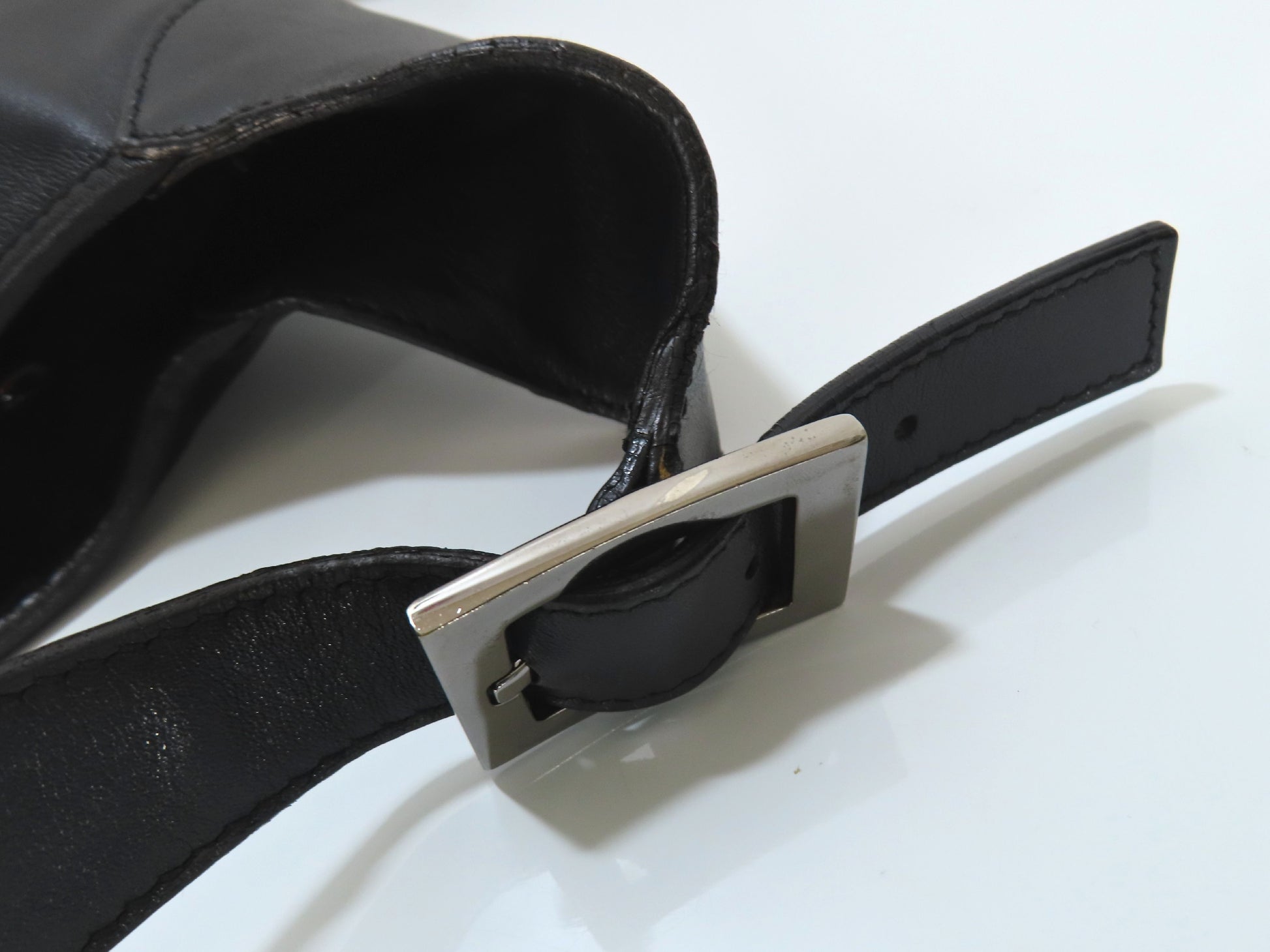 GUCCI Jackie Black Leather Bag