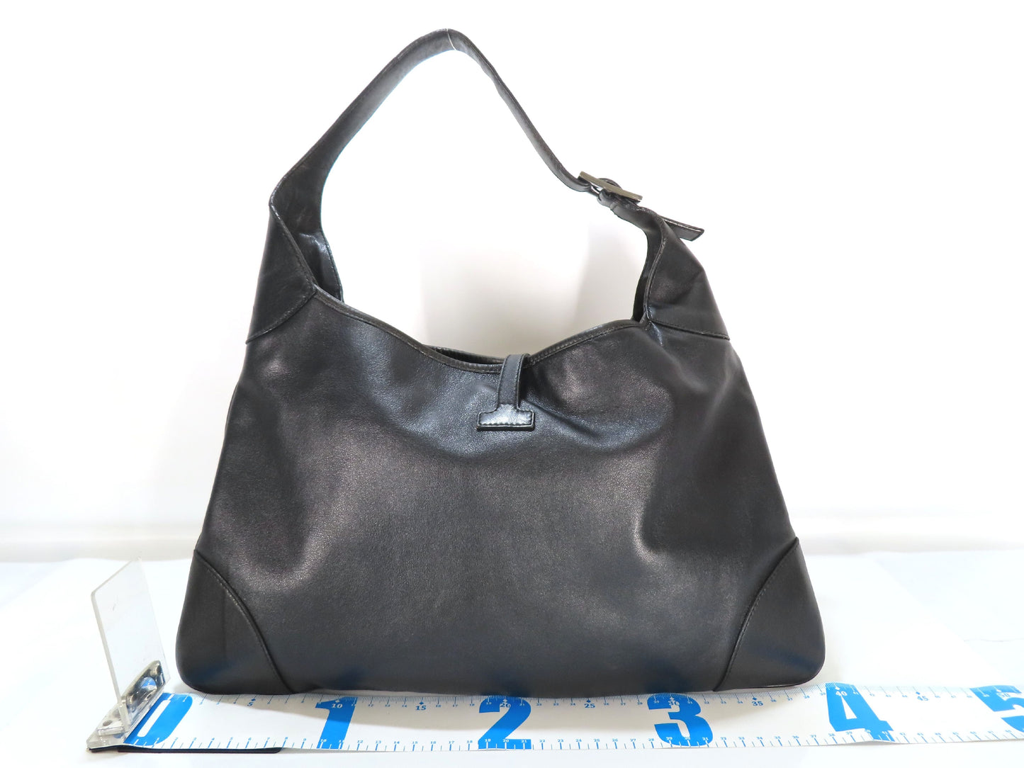 GUCCI Jackie Black Leather Bag