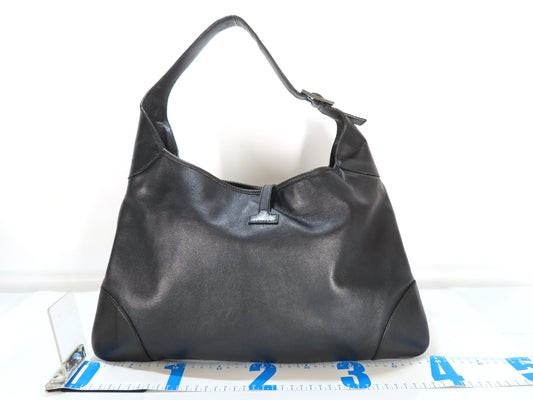 GUCCI Jackie Black Leather Bag