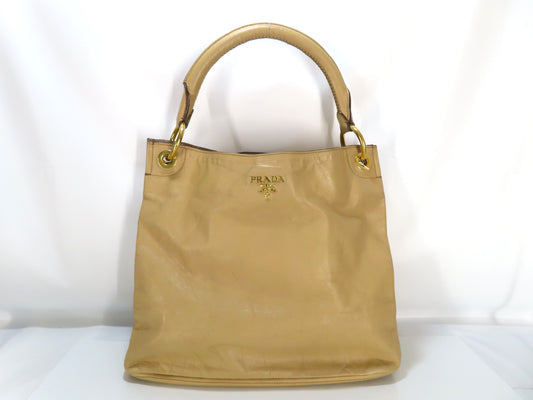 PRADA Prada One-Shoulder Bag Vitello Leather Handbag