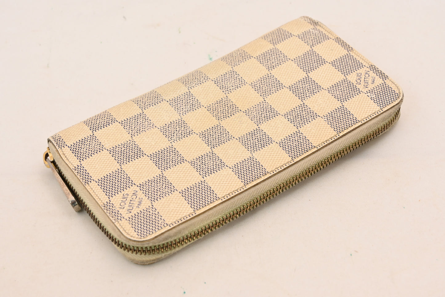 LOUIS VUITTON Damier Azur Zippy Wallet Long Wallet N60019 Wallet