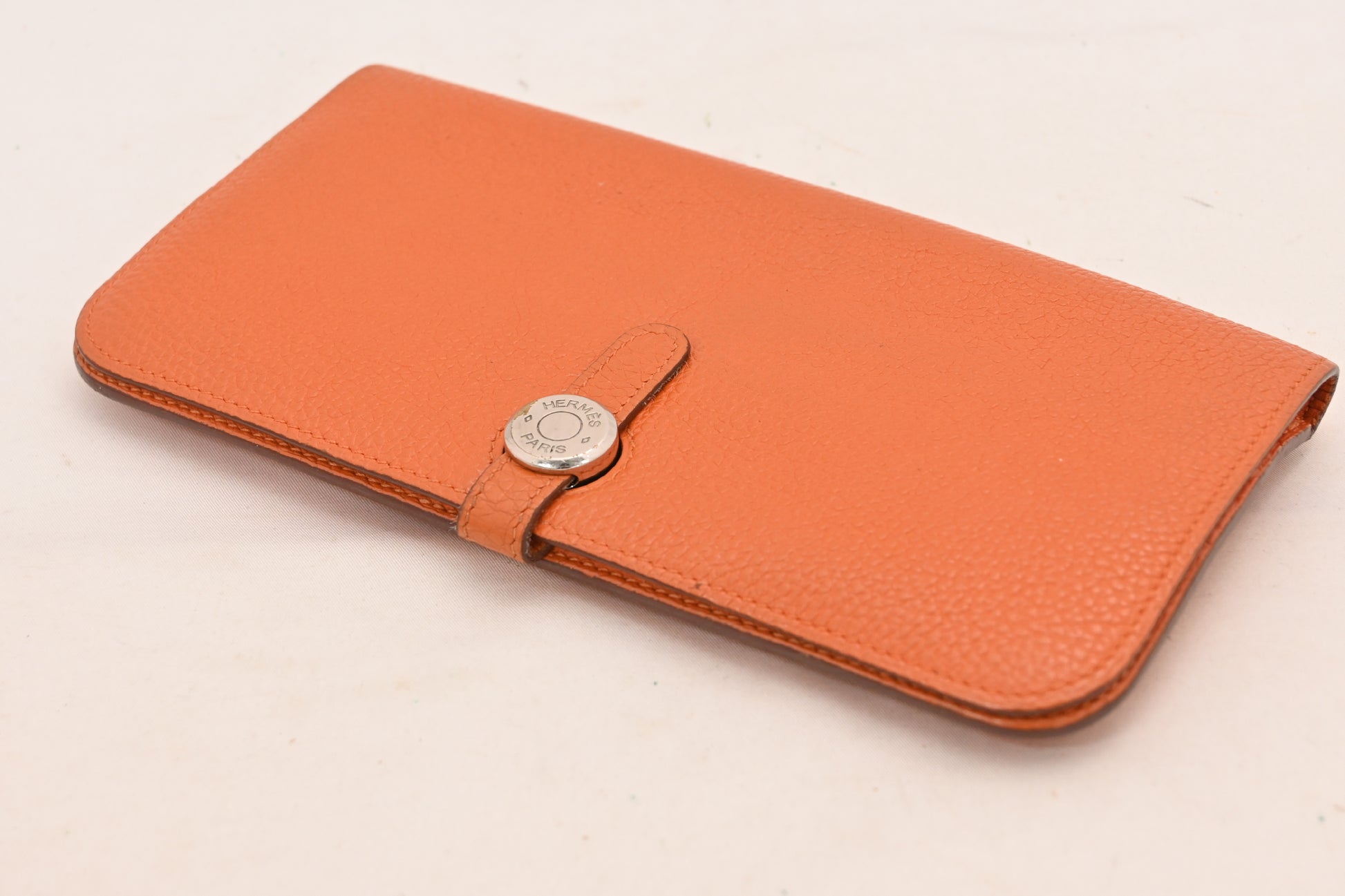HERMES Dogon GM Long Wallet with N Stamp
