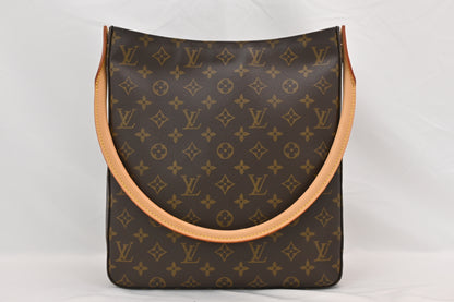 LOUIS VUITTON Monogram M51145 Looping GM Tote Bag Handbag