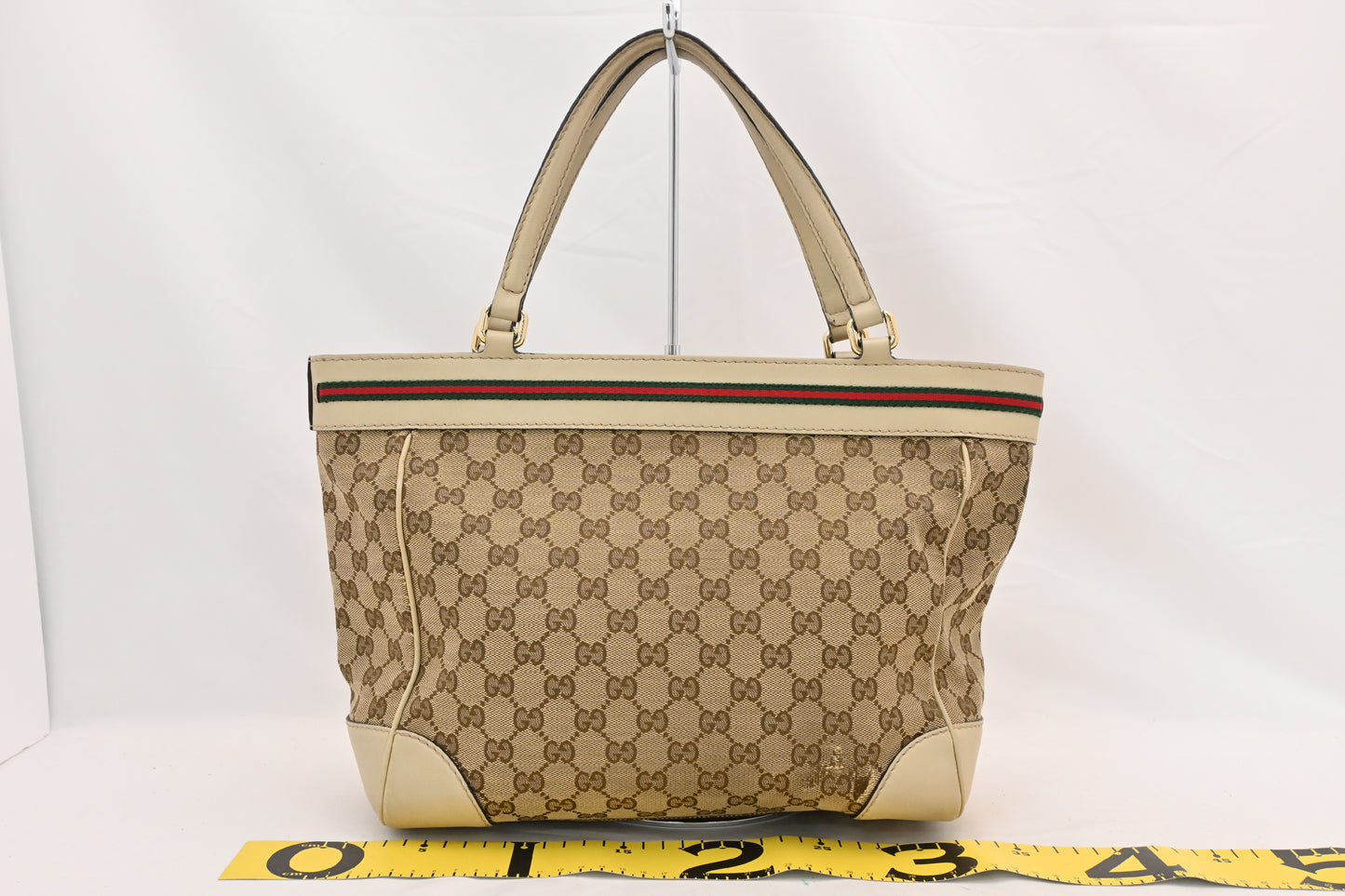 GUCCI GUCCI Gucci GG Canvas Sherry Line Handbag Tote Bag 257061 Handbag