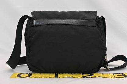 PRADA Prada Nylon Tessuto Black Shoulder Bag