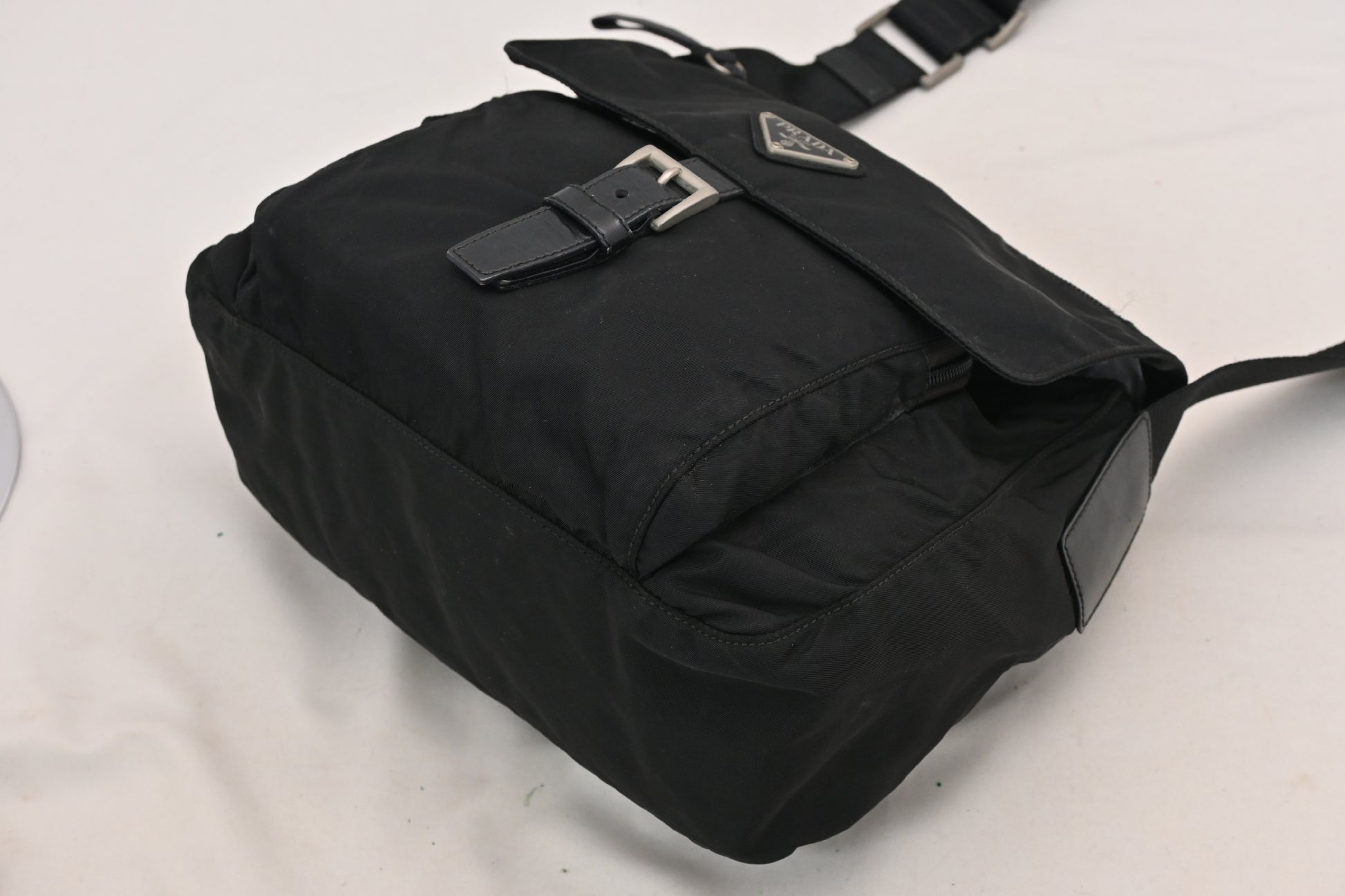 PRADA Prada Nylon Tessuto Black Shoulder Bag