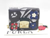 FURLA FURLA Chain Shoulder Bag Metropolis Black Flower Pouch