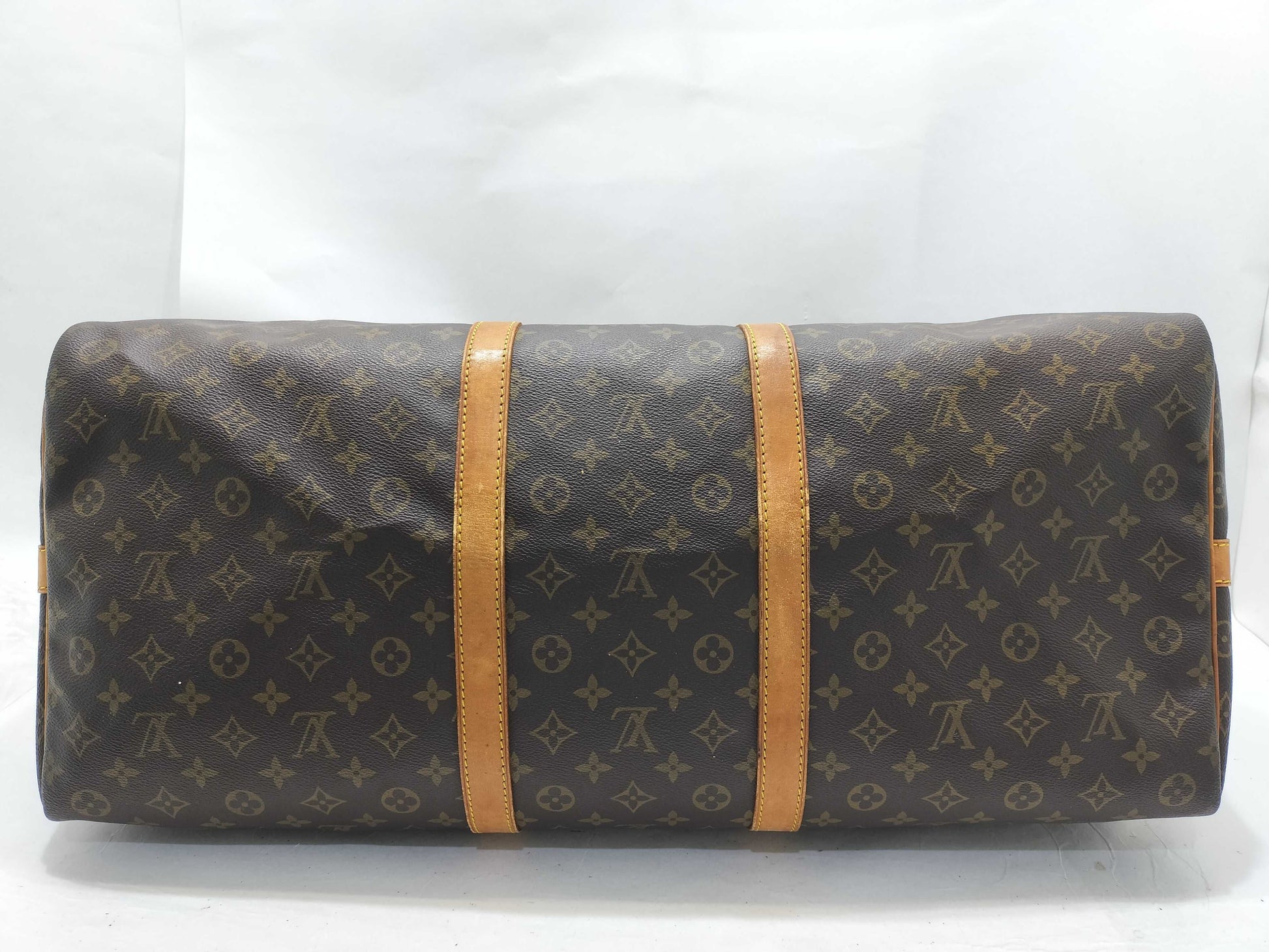 LOUIS VUITTON Monogram LV Keepall Bandouliere Boston Bag