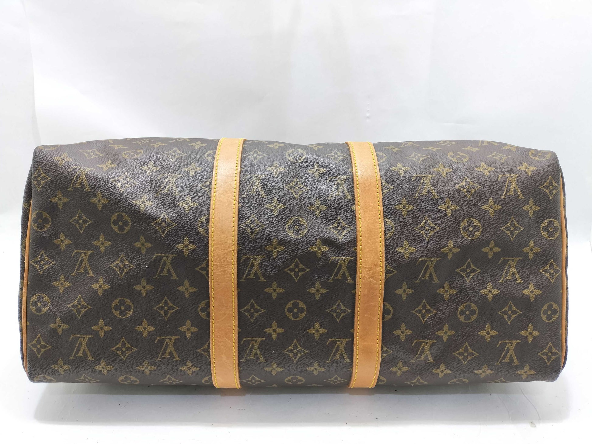 LOUIS VUITTON Monogram LV Keepall Boston Bag