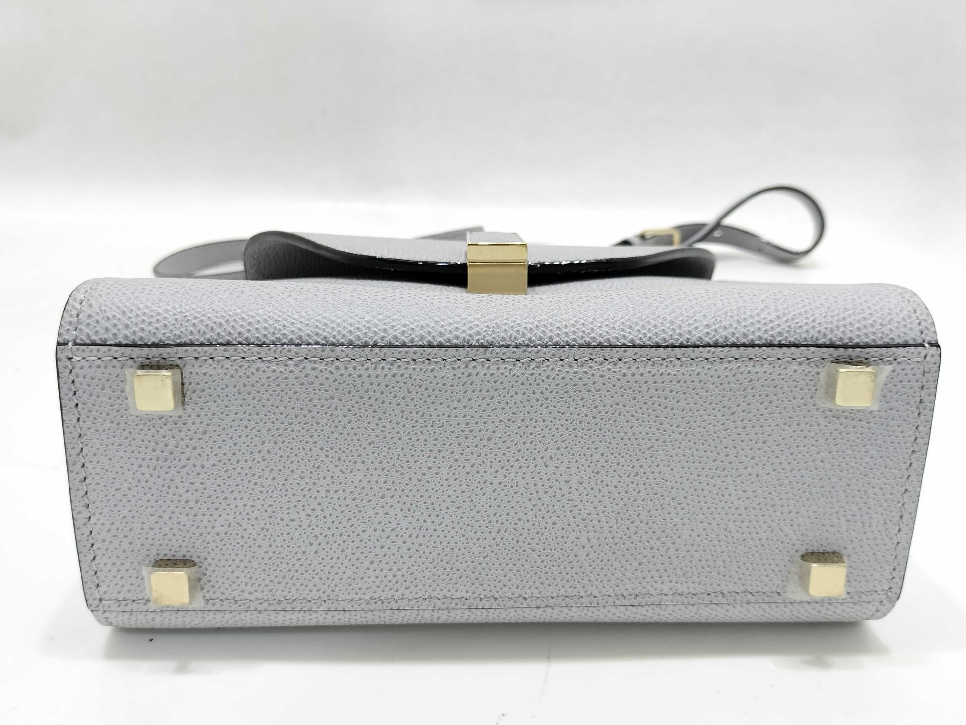 Valextra Micro Iside 2-Way Gray Handbag
