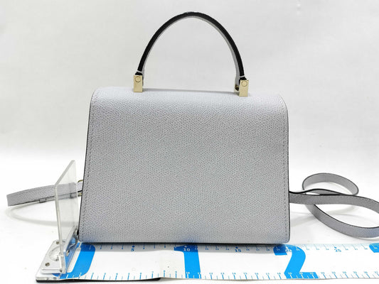 Valextra Micro Iside 2-Way Gray Handbag