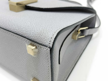 Valextra Micro Iside 2-Way Gray Handbag
