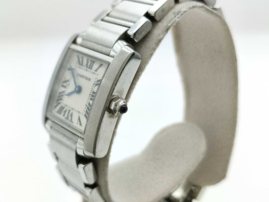 Cartier Tank Française SM 2384 660119CD Quartz Women's Watch