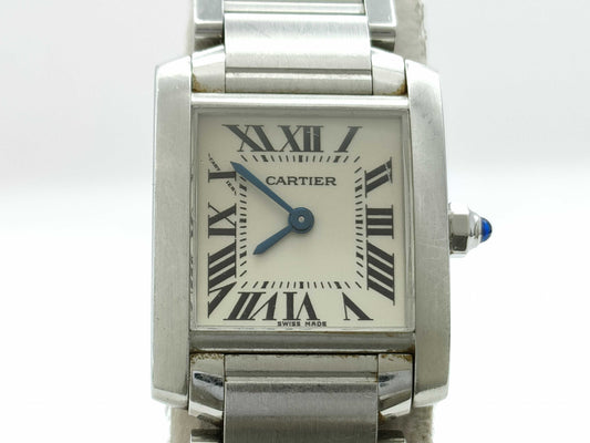Cartier Tank Française SM 2384 660119CD Quartz Women's Watch