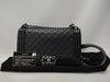 CHANEL Boy Chanel Matelasse Black 21 Series Chain Shoulder Bag