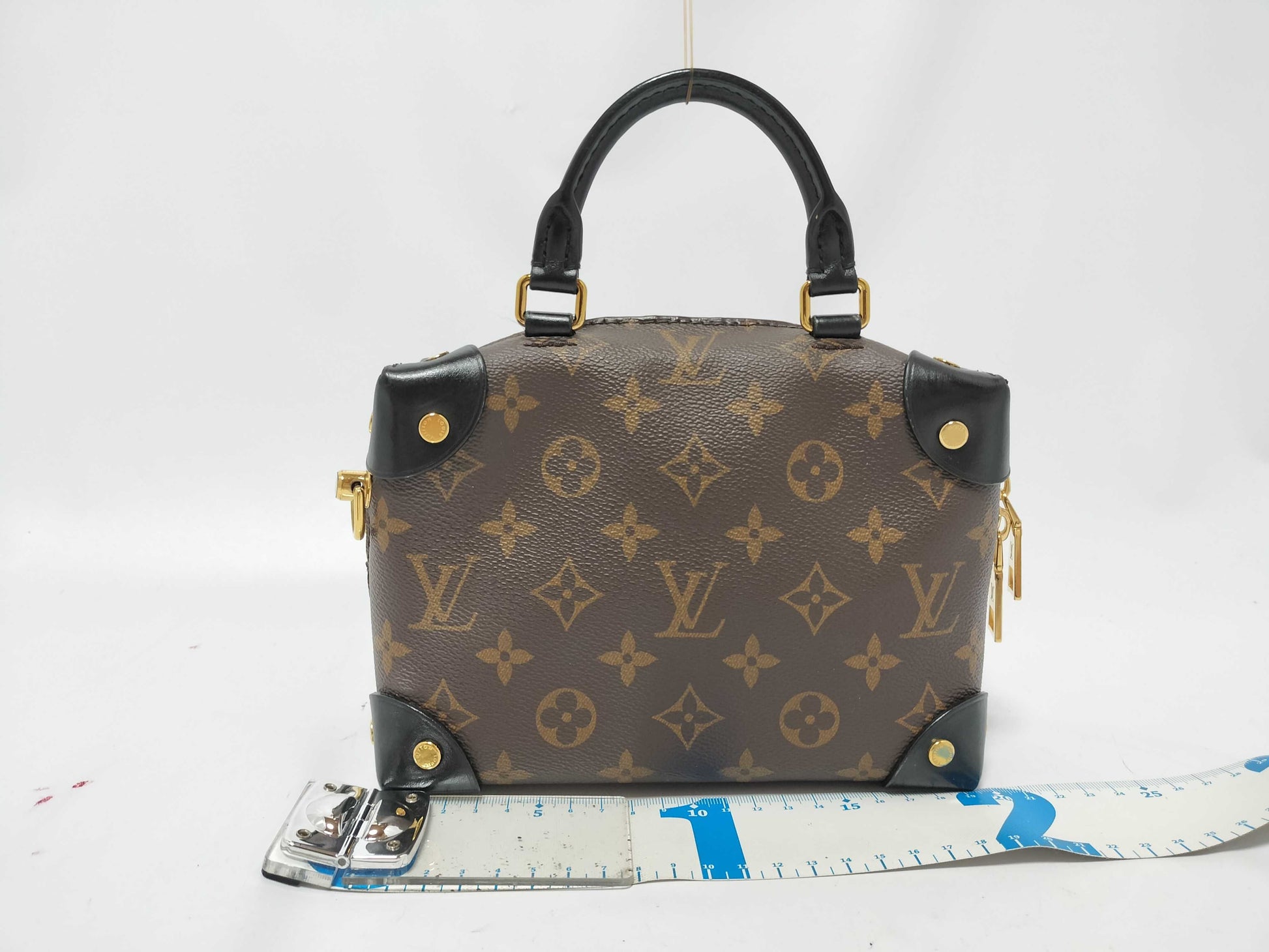 LOUIS VUITTON Monogram LOUIS VUITTON M45571 Petite Mal Soupeur Monogram RFID Enabled Handbag