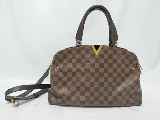 LOUIS VUITTON Damier Kensington Bowling Bag N41505 Handbag