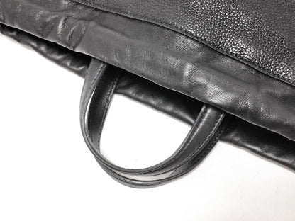 GUCCI GUCCI Drawstring Tote Bag 2-Way Black 494053 Leather Backpack/Daypack Tote Bag