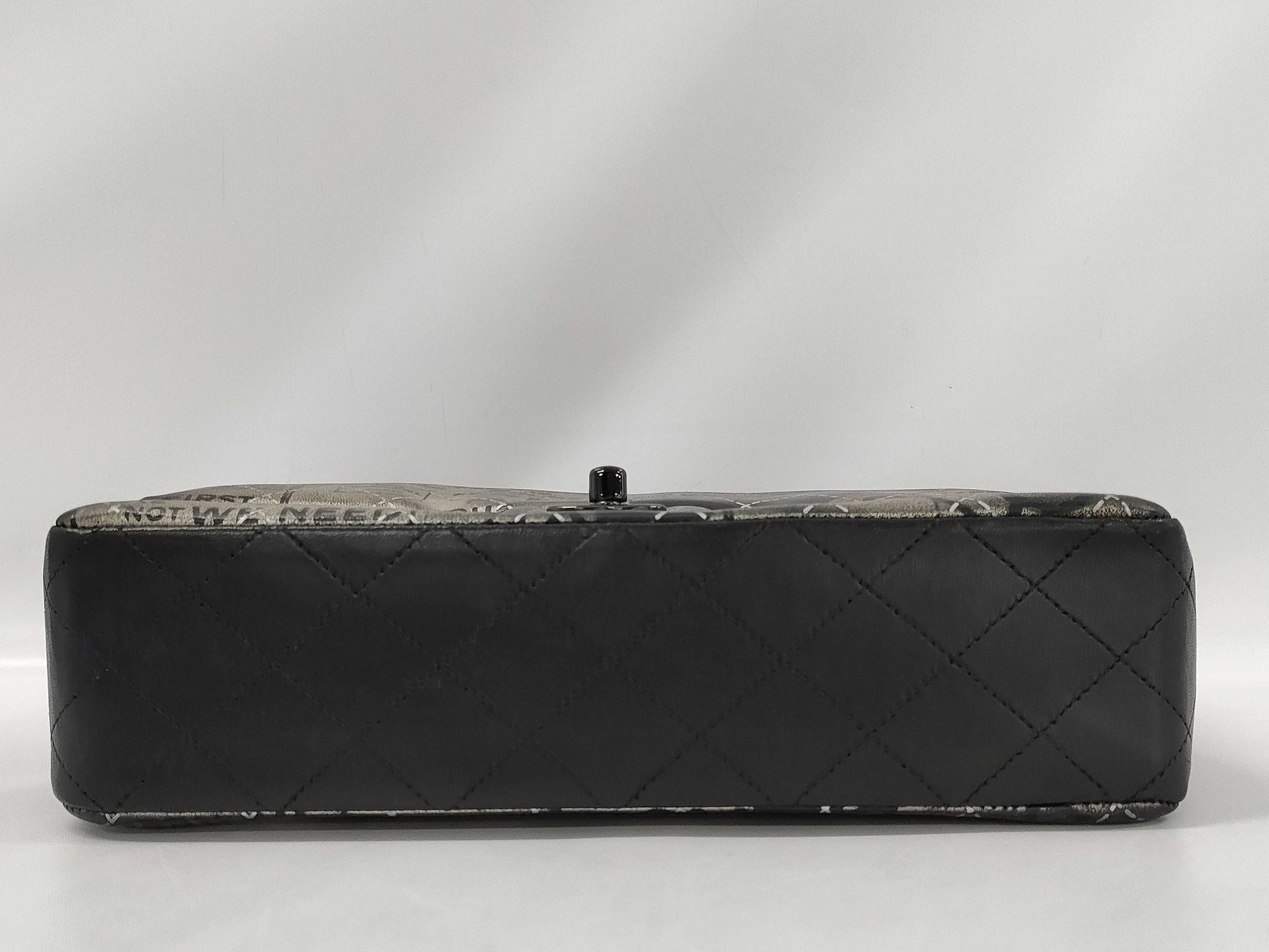 CHANEL Leather Double Flap Chain Shoulder Bag, No. 21