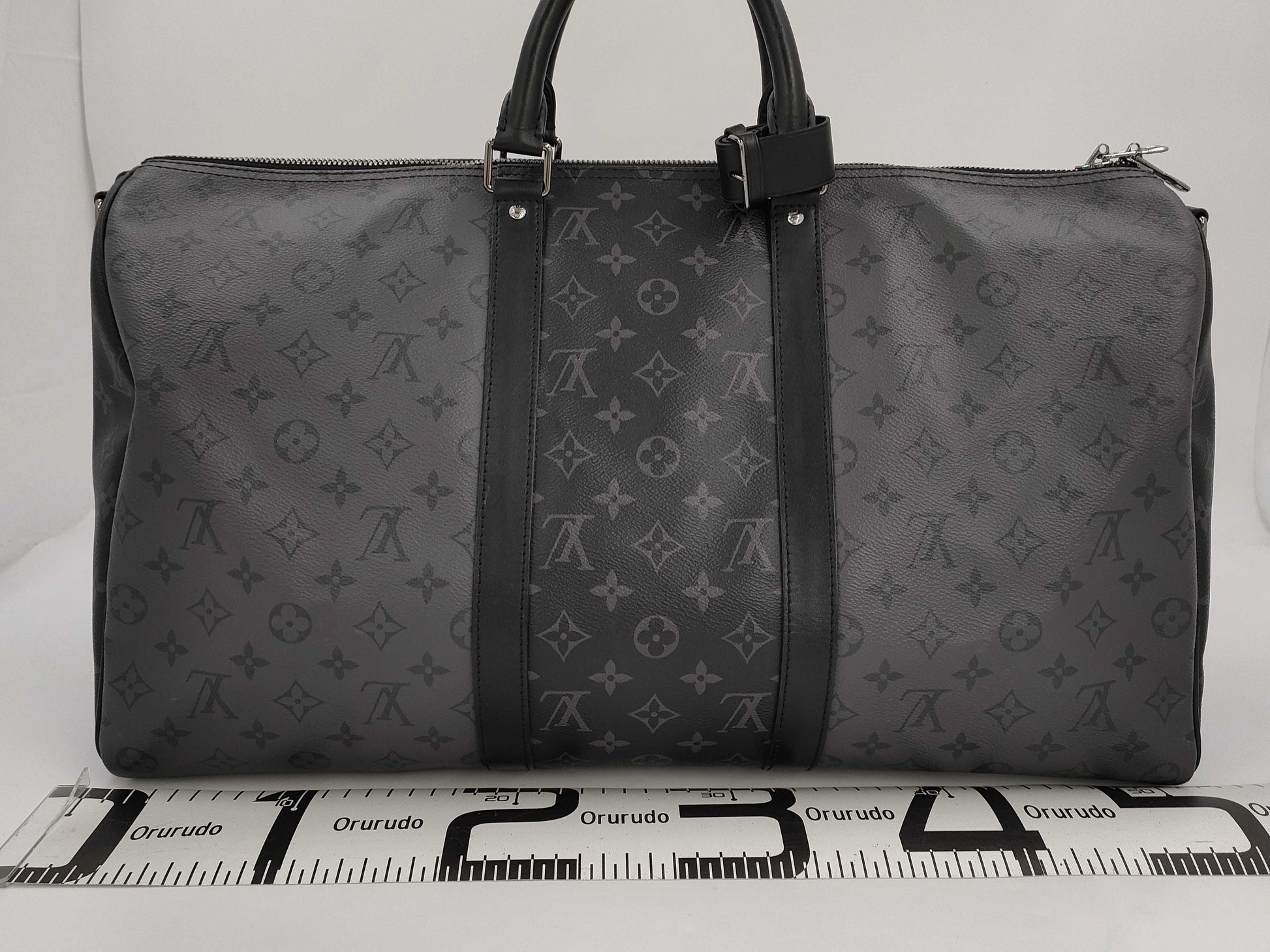 LOUIS VUITTON LV Keepall Bandouliere 50 Eclipse Reverse Boston Bag