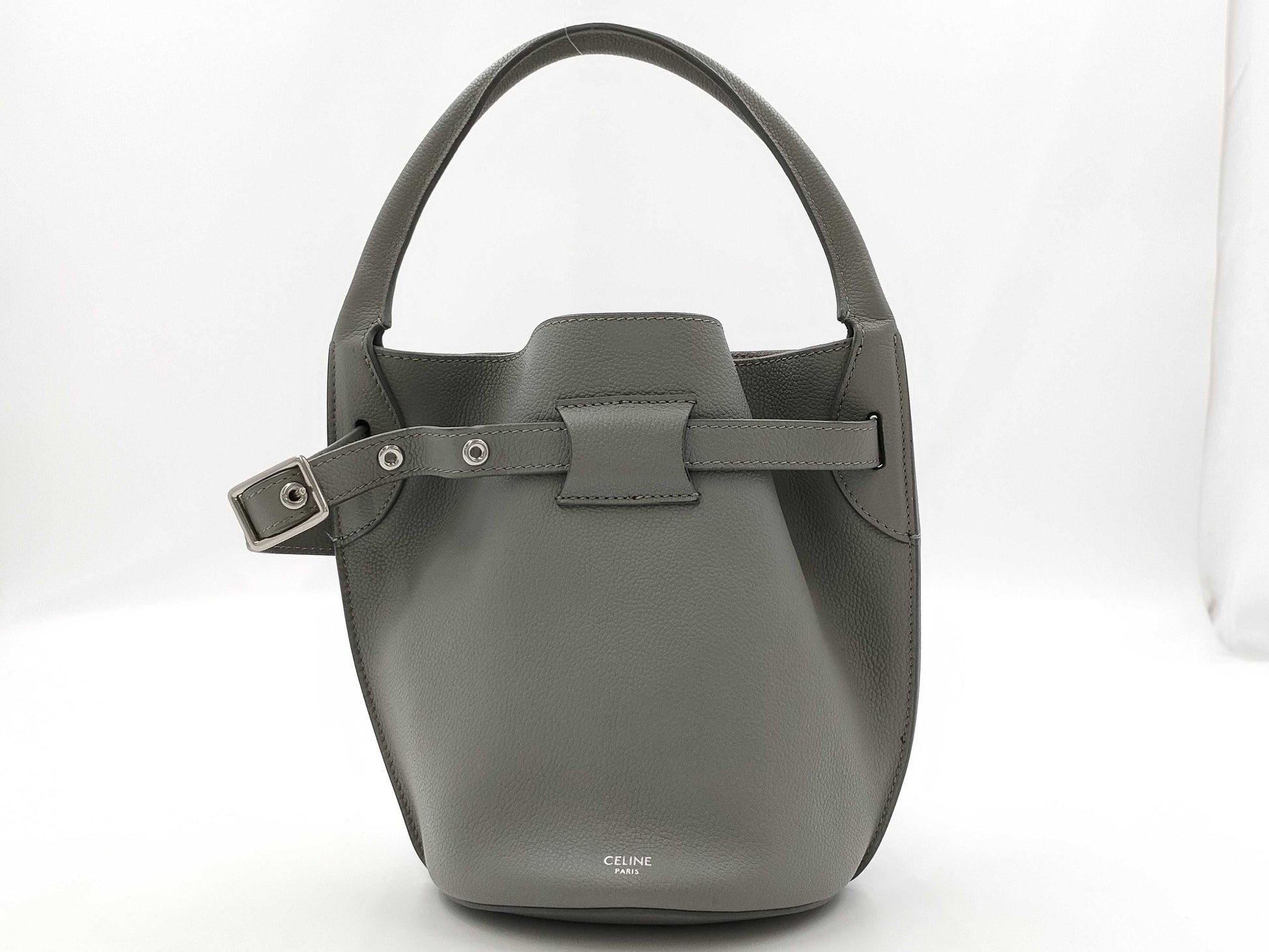 CELINE Big Bag Bucket Nano Gray Handbag