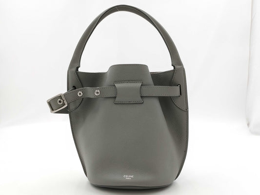 CELINE Big Bag Bucket Nano Gray Handbag