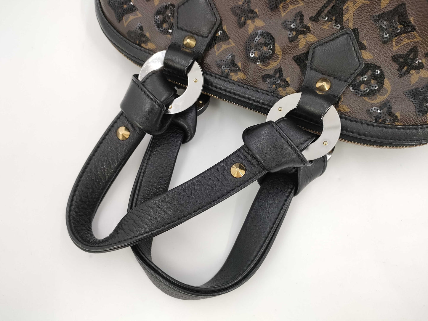 LOUIS VUITTON LV Alma Monogram Eclipse Black Handbag
