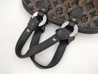 LOUIS VUITTON LV Alma Monogram Eclipse Black Handbag