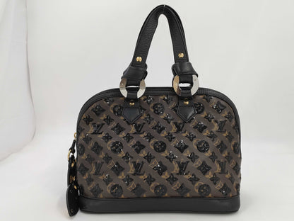 LOUIS VUITTON LV Alma Monogram Eclipse Black Handbag