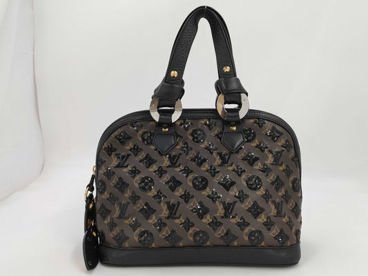 LOUIS VUITTON LV Alma Monogram Eclipse Black Handbag