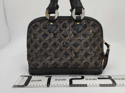 LOUIS VUITTON LV Alma Monogram Eclipse Black Handbag