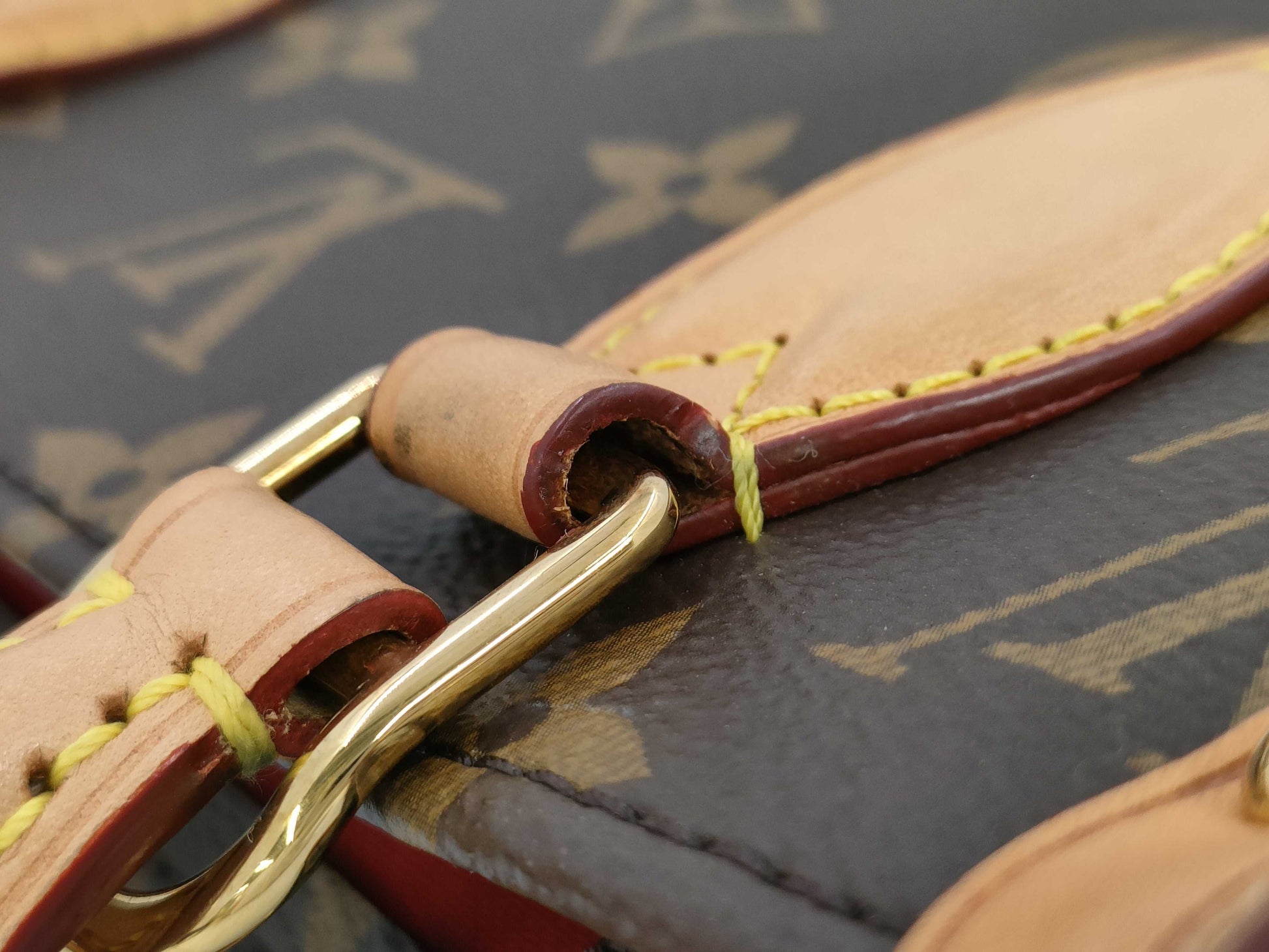 LOUIS VUITTON LV Sac Plat BB Monogram RFID Handbag