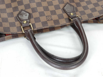 LOUIS VUITTON Damier Ebene Sac Plat N51140 *MI00** Serial number unclear Tote Bag