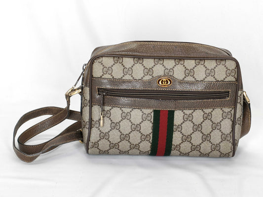 GUCCI GG Supreme GG Supreme Old Gucci 904.02.004 Sherry Line Shoulder Bag