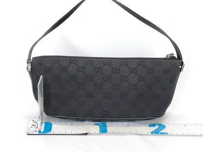 GUCCI GG Canvas Black 07198 Accessory Pouch