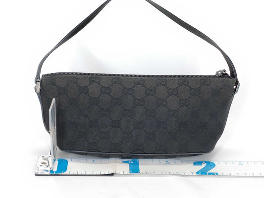 GUCCI GG Canvas Black 07198 Accessory Pouch