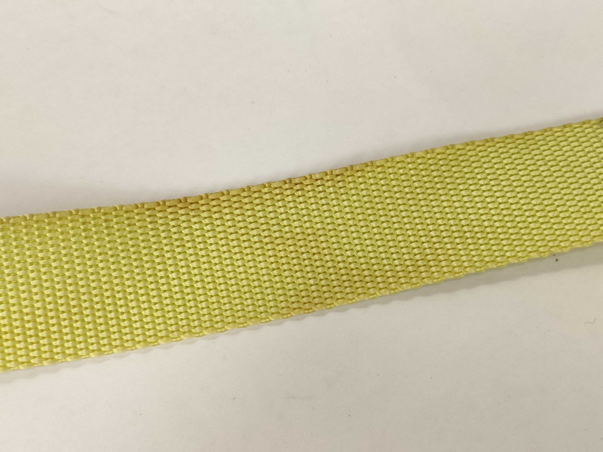 PRADA Nylon Shoulder Bag with No Gusset, Yellow, Triangle Logo Plate, White Tag Included