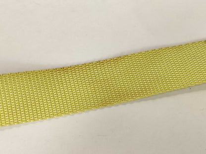 PRADA Nylon Shoulder Bag with No Gusset, Yellow, Triangle Logo Plate, White Tag Included