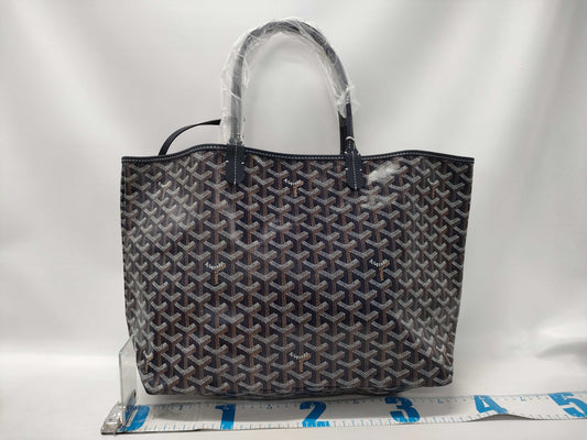GOYARD Saint Louis PM Navy Tote Bag