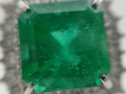 E13.65ct D2.69ct PT900 22.4g Ring 