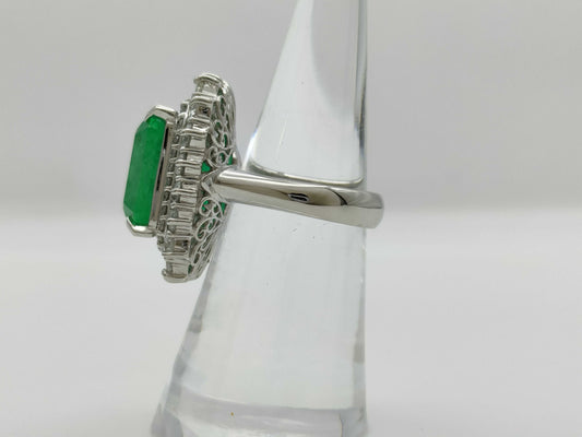 E13.65ct D2.69ct PT900 22.4g Ring 