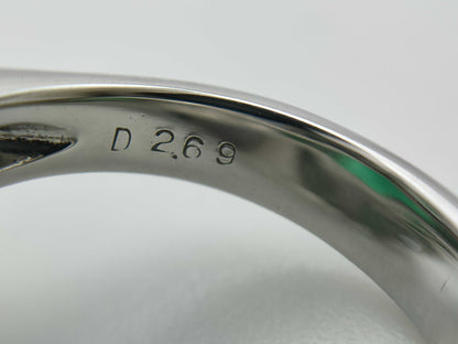 E13.65ct D2.69ct PT900 22.4g Ring 